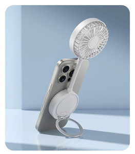 Ventilateur portable de gros du fabricant, rechargeable par USB, pliable, à aspiration magnétique, pour extérieur, refroidisseur de téléphone portable, nouveau modèle 2026 - Product Image 6