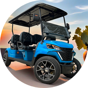 Smart Brands 5000W Offroad Protector Street Legal Voiturette de golf électrique 2 + 2 places Electric Club Car - Product Image 3