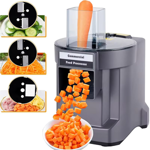Procesador y Cortador de Alimentos 3 en 1 Eléctrico de Acero Inoxidable Automático para Verduras y Frutas para Uso Comercial o Doméstico - Product Image 3