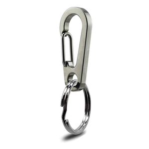 32*14mm kim loại mùa xuân <span class=keywords><strong>Keychain</strong></span> kích thước nhỏ Pet tag Keyring leo cắm trại Dog Tag nhanh chóng clip cho chó và mèo Puppy ID cổ áo móc - Product Image 2