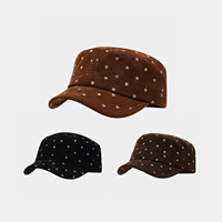 Nouvelle Casquette de Baseball Unisexe 2026 en Daim Végétalien à Imprimé Étoiles, Style Captain, Tendance et Confortable pour l'Extérieur