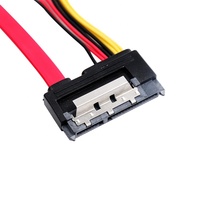 Nueva llegada SATA 15 + 7 pines con alimentación de pestillo/datos a 5 pines y 3 pines IDE Power SATA Cable DE DATOS Cable de alimentación SATA