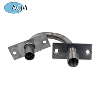 Protector de Cable para Control de Acceso, Montaje Expuesto en Puerta, Funda Protectora de Acero Inoxidable, Tubo Metálico Blindado para Cableado Oculto