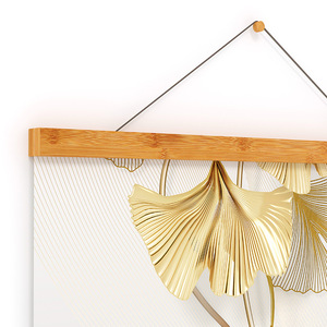 Bamboo <b>Wall</b> Hanging Tapestry Foliage Design 21 40Cm Rectangle Traditional Home <b>Decor</b> - Product Image 1