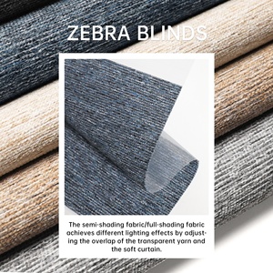 Tende <span class=keywords><strong>a</strong></span> <span class=keywords><strong>Rullo</strong></span> <span class=keywords><strong>Zebra</strong></span> Oscuranti Impermeabili Motorizzate con Telecomando per Finestre, Vendita Calda - Product Image 4
