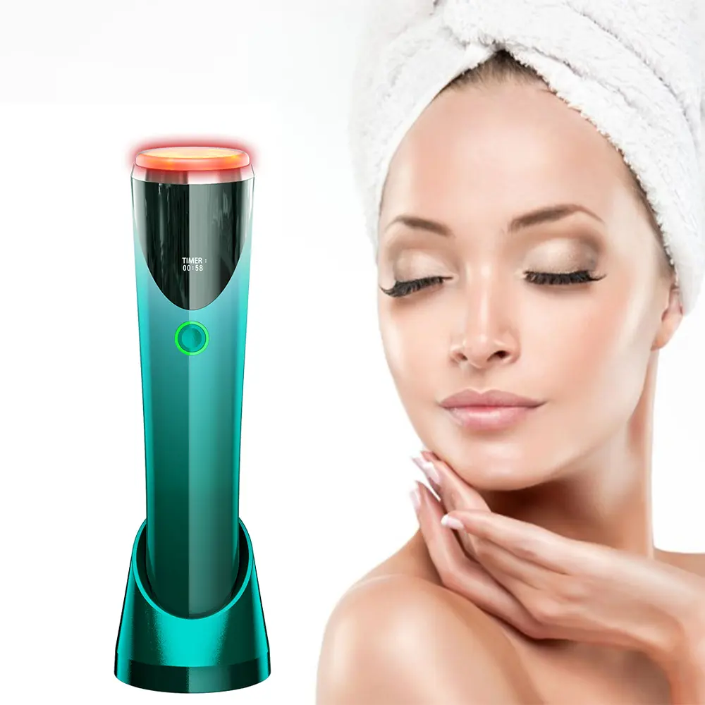 Hot Massager for Facial Anti Wrinkle Red Light Therapy Device for Skin Care
