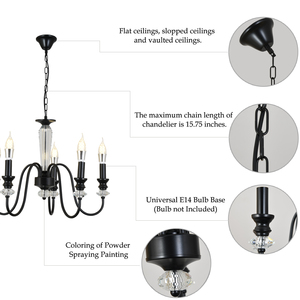 Lampe suspendue créative de luxe de style américain moderne à LED pour salon, salle à manger, chambre à coucher, villa - Product Image 2