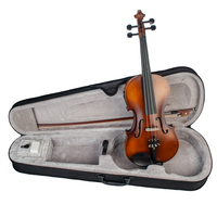 4/4 Electric Acoustic Violin EQ Acoustic Violin Under Saddle Violin Piezo Transducer Ebony Fittings With Cable Case