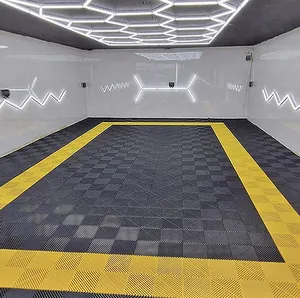 Tunnel Led Light For Ceiling Shops Garage Hexagon Grid Led Lamp