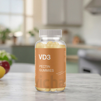 YC Pectine VD3 Gummies Vitamine pour l'immunité et la santé des os OEM ODM