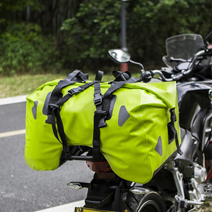 กระเป๋าท้ายมอเตอร์ไซค์กันน้ำ PVC 500D ขนาด 50 ลิตร 70 ลิตร พร้อมสายรัดและช่องเก็บของด้านในสำหรับการเดินทางด้วยมอเตอร์ไซค์ - Product Image 6