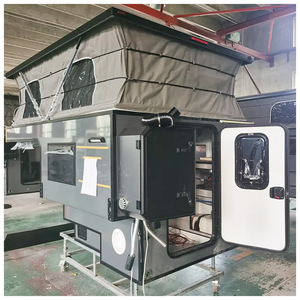 Camping-car King-Size à quatre roues, en aluminium, avec plaque de cuisson à induction, pour camping. - Product Image 1