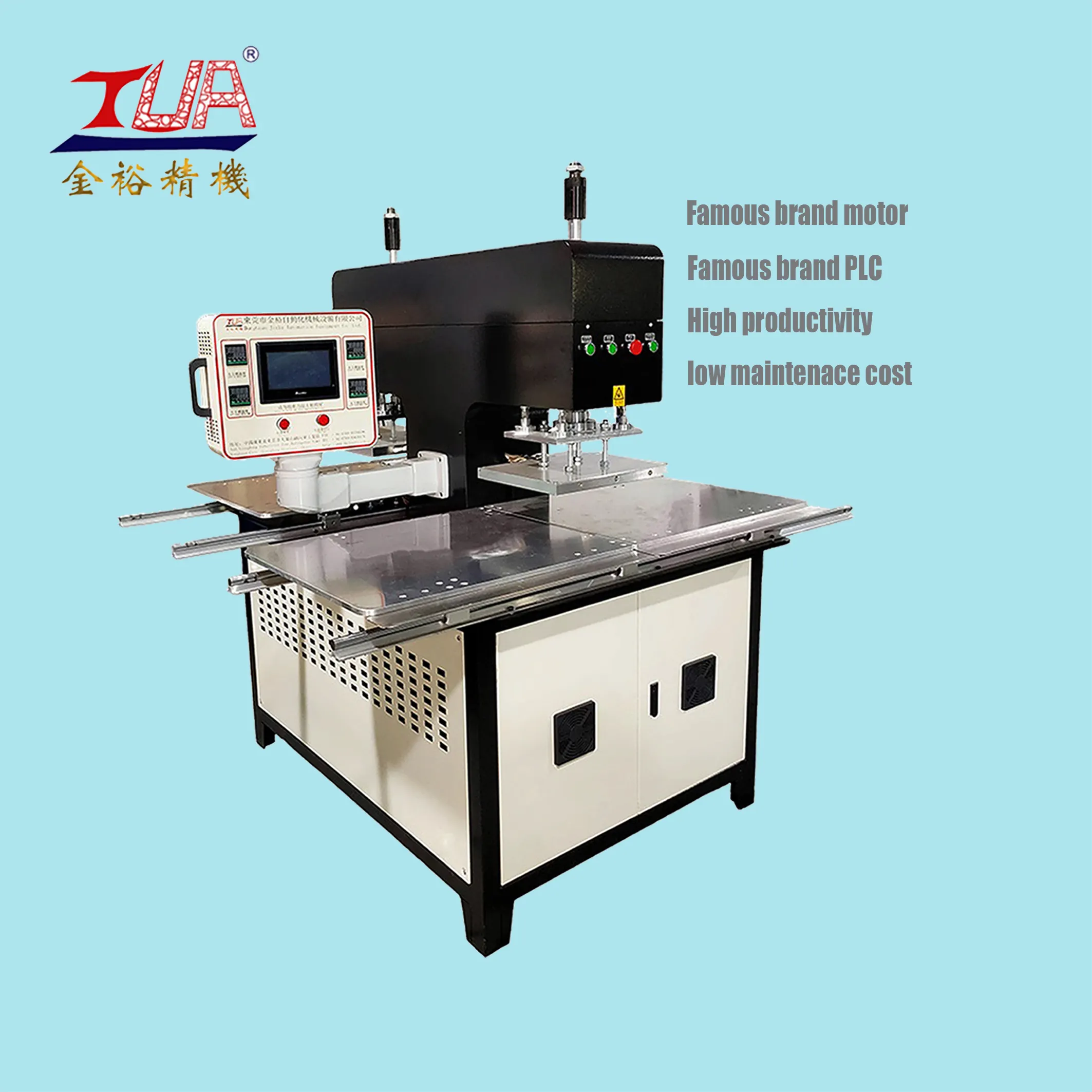 Automatic 3D embossing machine for fabric hydraulic press heat silicone fabric to foam clothing emboss