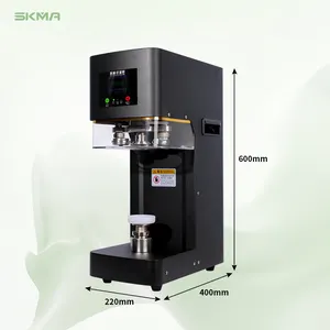 2024 Popular Model Commercial Automatic Bubble Tea Can Seamer Non-Rotary Can Sealing Machine For Coffee Juice Soda Beer