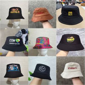 Chapeaux Bob Personnalisés en Coton Doublé Satin pour Hommes et Femmes, Casquettes d'Été à Bord Large et Dessus Plat, Couleur Unie, Idéales pour les Pêcheurs et les Loisirs - Product Image 4