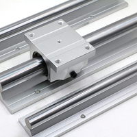 Rail de Support d'arbre linéaire TBR16 TBR 20 TBR25 TBR30 Support en aluminium Rail coulissant de guidage linéaire cylindrique
