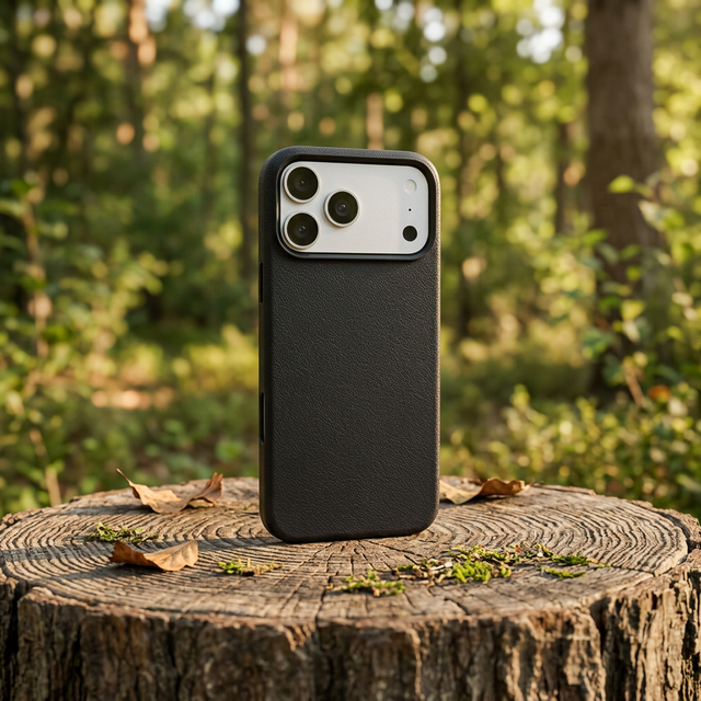 Eco Friendly Cactus Leather Phone Case for iPhone 18 Pro Max Cover Slim Protective Shockproof OEM Custom Manufacturer