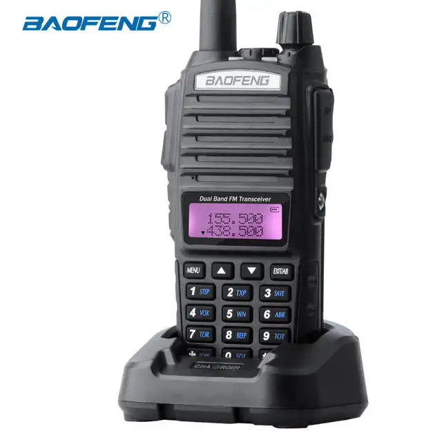 Baofeng UV-82 Lautsprecher UV 82 Zwei-Wege-Radio Langstreckenfunk Funkgerät Doppelband Funkgerät schwarz Fujian handheld Amateur Radio 128