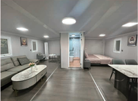 Vente directe Villa portable de luxe à 1, 2, 3, 4, 5 chambres, maison mobile, conteneur préfabriqué pliable extensible de 40 pieds et 20 pieds