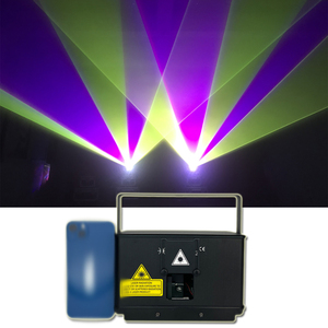 Projecteur laser cube 1W2W3W5W6W pour spectacle de danse de mariage, animation de scène, DJ, club, lumière pleine couleur, contrôle DJ DMX512 - Product Image 1