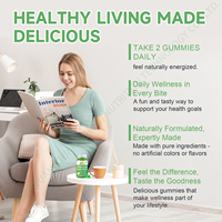 Gummies Minérales au Gluconate de Potassium Sans Sucre Marque Blanche OEM, Complément Nutritionnel Minéral Quotidien pour Électrolytes Adultes 60