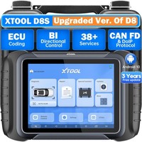 El más nuevo XTOOL D8S, herramienta de escaneo de diagnóstico automático bidireccional, programador de llaves compatible con topología CANFD DoIP, codificación ECU, escaneo previo y posterior