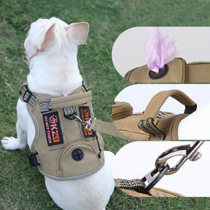 Reflective Work Training Easy Control Pet <b>Harness</b> <b>No</b>-<b>pull</b> Adjustable Reflective Tactical <b>Harness</b> for Large Dogs - Product Image 3