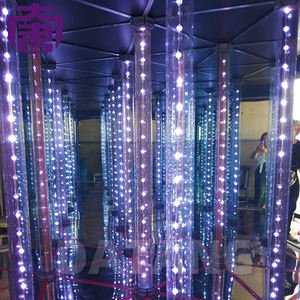 Hermosas bombillas LED pequeñas de plástico IP65 para decoración de parques temáticos con luces de punto RGB - Product Image 5