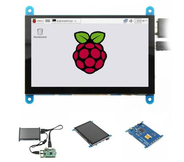 7.0 Inch Capacitive Touch Panel Screen with PWM LED Backlight Controller Module 800x480/1024x600 Resolution for 51/AVR/STM32