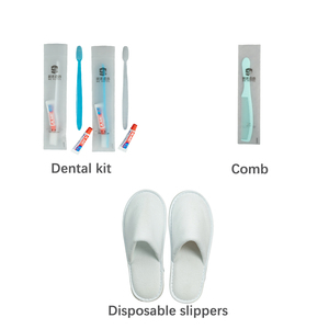 Artículos <span class=keywords><strong>de</strong></span> Aseo Desechables para Hoteles Todo Incluido, Económicos, Kit Dental Completo y Pantuflas Blancas Transpirables para Huéspedes - Product Image 3