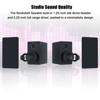 Haut-parleurs Hi-Fi actifs de bureau 100W avec DSP 5.3 pour ARC, enceintes bibliothèque en bois pour PC, OEM ODM, home cinéma, extérieur, RGB