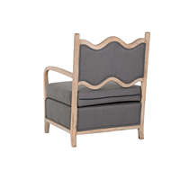 Fauteuil en polyester Fir Tree 70x70x88 Gris foncé