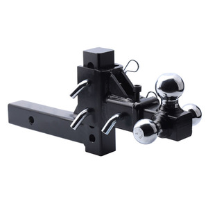 Chất lượng cao tri-bóng Hitch Chrome mạ có thể điều chỉnh Trailer cánh tay phù hợp với Trailer bóng Tow Coupler Trailer phụ kiện - Product Image 1