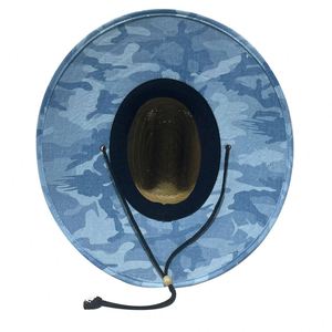 Fisher Sun Hat Tamaño grande Outdoor Sun Hat Marca al por mayor Unisex Personalizado Sombrero de paja Salvavidas Hombres - Product Image 3