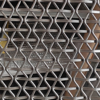 Grille décorative en fil métallique pour façade architecturale en bronze, panneaux de séparation en laiton antique, inserts pour portes d'armoires métalliques, en acier inoxydable