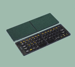 Ultra-Mỏng Không Dây Hai-Gấp Bàn Phím Nhỏ Bt Bàn Phím Không Dây Có Thể Gập Lại Cho Máy Tính Bảng PC - Product Image 1