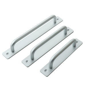 Furniture Hardware <b>Matte</b> <b>Black</b> Cabinet Handles Aluminum Drawer <b>Door</b> Pulls - Product Image 4