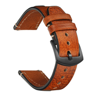 Bracelets de montres en cuir 20mm 22mm Bracelet fait main Bracelet pour hommes Italie Vintage Bracelets de montres en cuir de veau