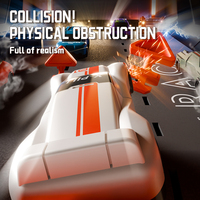 Nuevo Juego de Mesa de Simulación de Carreras de Autos, Juego Educativo de Conducción con Volante y Obstáculos para Niños
