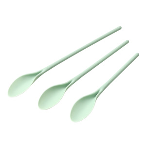 Cuillère à salade à long manche, ensemble de 3 spatules de cuisson en plastique, mini-spatule, outil de cuisine pour mélanger la confiture et la farine - Product Image 4