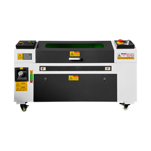 Machine de gravure laser CO2 miniature 6040, 600x400mm, réservoir d'eau intégré, découpeuse laser DIY pour papier, tissu, <span class=keywords><strong>verre</strong></span>, bambou - Product Image 3