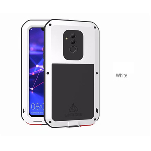 Terbaru Logam Tiga Shell Tahan Guncangan Ponsel Cover Dompet Ponsel Case untuk HUAWEI Mate 20 Lite