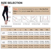 Collants de compression médicaux confortables et respirants pour femmes, sans pied, 20-30 mmHg, antibactériens, pour l'œdème