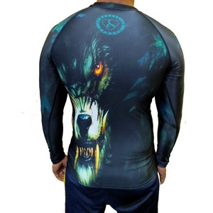Camiseta de Entrenamiento MMA Personalizada para Hombre, sin Mangas, con Diseño de León Sublimado, Secado Rápido, 160g, Poliéster, Logotipo Frontal - Product Image 3