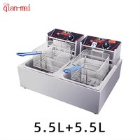 Machine intelligente industrielle pour pommes de terre frites de poisson poulet Kfc Friteuse électrique commerciale 2.5Kw
