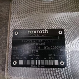 Pompe hydraulique Rexroth A4VSO125DR 30R PPB13N00 à cylindrée variable pour applications de surpression - Product Image 1