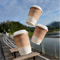 Gobelets en mousse 3D personnalisés en papier alimentaire imprimé – Contenants pour boissons chaudes ou froides à emporter (café, jus)