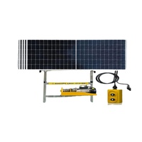 9M Elektrikli Fotovoltaik Panel Kaldırıcı Güneş Paneli Araç Lifti, Tel Halat Askılı 220V Perakende Kullanım İçin