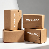 Emballage personnalisé pour accessoires, livraison express, boîte en carton épaisse, design couleur, fermeture éclair, boîte avion, emballage en petites séries