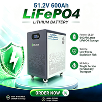 Batterie au lithium-ion phosphate 16 kWh 20 kWh 30 kWh à cycle profond sur pied pour stockage d'énergie solaire
